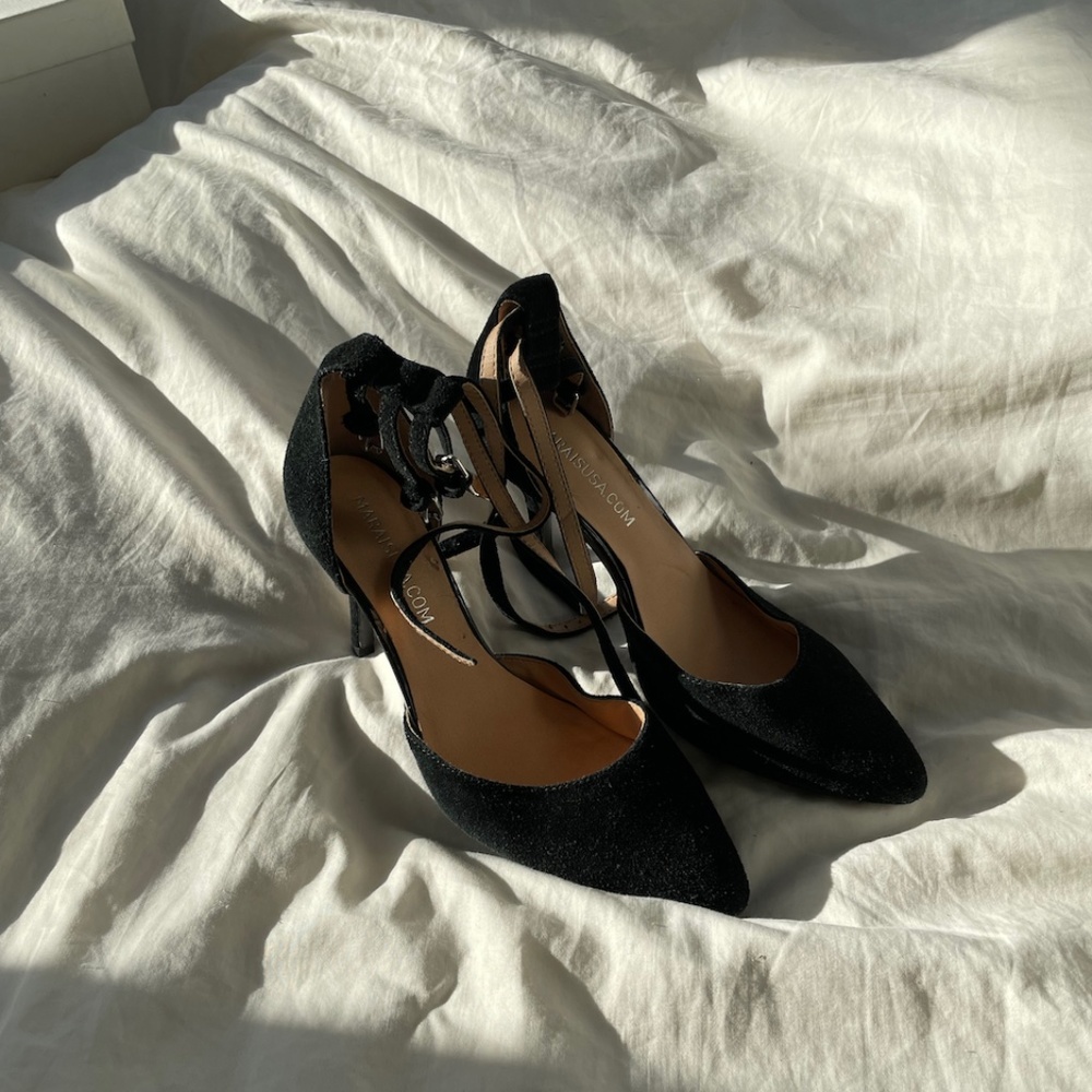 Marais 3 strap Heel 7.5 Black